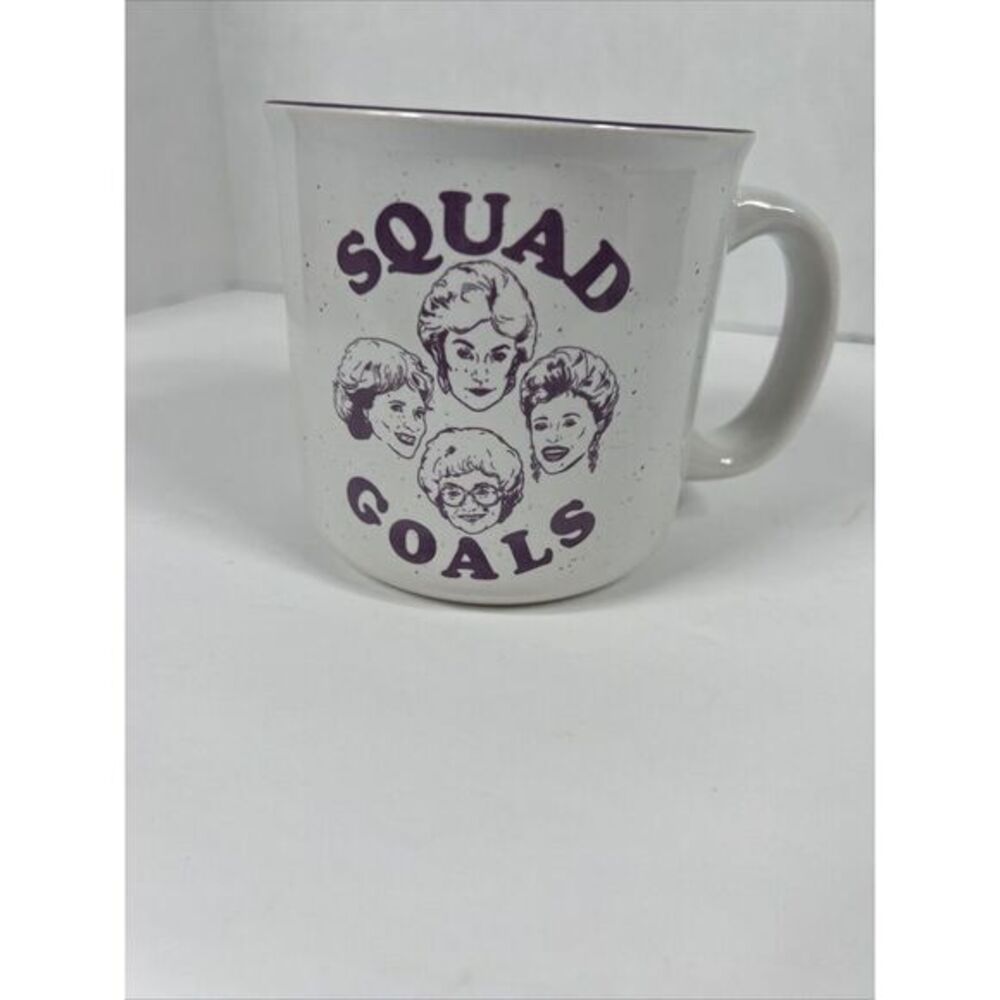 The Golden Girls Squad Goals 25 oz Ceramic Mug ABC Studios Silver Buffalo Design